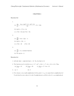 Fundamental Methods of Mathematical Economics