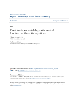 On state-dependent delay partial neutral functional&ndash;differential