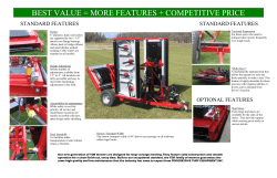 BEST VALUE = MORE FEATURES + COMPETITIVE PRICE