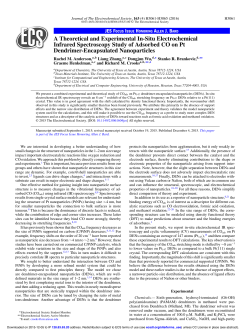 A Theoretical and Experimental In-Situ