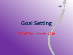 Goal Setting Presentation
