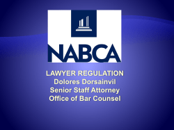 Agenda Rule 1.13 &ndash; Organization as Client