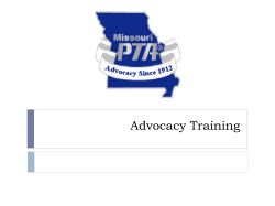 BOM Advocacy Training