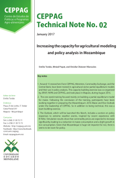 CEPPAG Technical Note No. 02