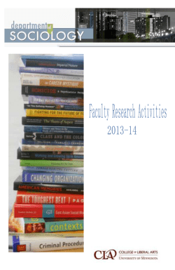 Professor and Chair Welcome to Three New Colleagues