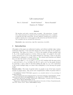 Lift-contractions - Durham University