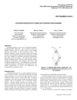 An Investigation Into Compliant Bistable