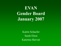 EVAN gender board presentation Jan 2007