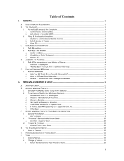 Table of Contents - Free Law School Outlines Professor Subject