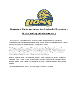 Junior Substance Policy