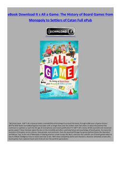 eBook It s All a Game: The History of Board Games from
