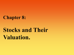Chapter 2 - The Financial Environment: Markets, Institutions, and