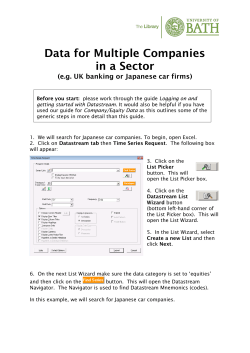 Data for multiple companies in a sector