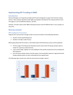 Implementing KPI Trending in OBIEE