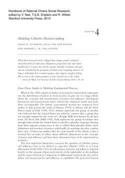 Modeling Collective Decision-making