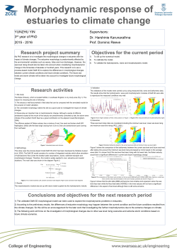 Conclusions and objectives for the next research period Research