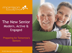 Hospitality in Senior Living