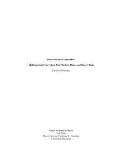 Structure and Exploration: Mathematical Concepts in Post