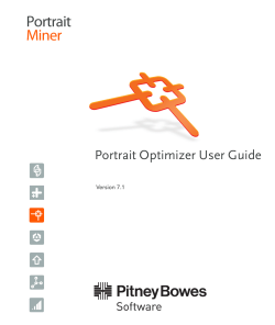 Portrait Miner Optimizer User Guide