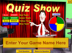 TGI Powerpoint Game Duo - Training