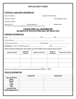 application to rent please print all information incomplete