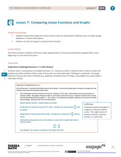 Grade 8 Mathematics Module 5, Topic A, Lesson 7