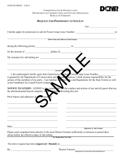 I hereby apply for permission to sub