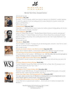 Robb Report, May 2016 Rare Birds | &ldquo;From the