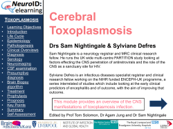 Toxoplasmosis - Brain Infections UK