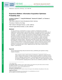Information Acquisition Optimizes Probability Gain