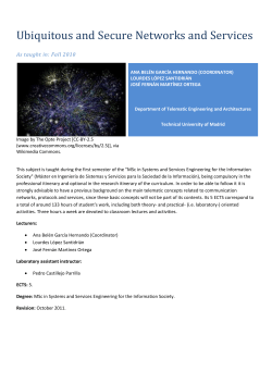 UNIT 5 (Ubiquitous systems security) Case Studies