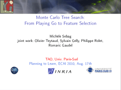 Monte Carlo Tree Search: From Playing Go to Feature Selection