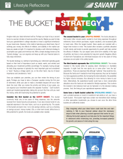 the bucket strategy