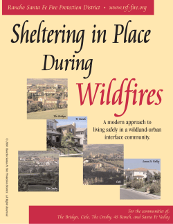 A modern approach to living safely in a wildland