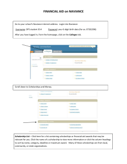 Financial aid on naviance