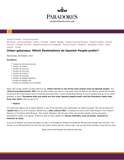 Urban getaways: Which Destinations do Spanish People prefer?