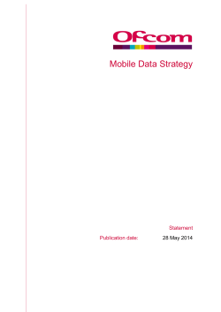 Mobile Data Strategy