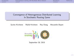 Convergence of Heterogeneous Distributed