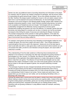 Games now also use additional means of providing