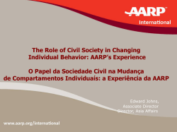 The Role of Civil Society in Changing Individual Behavior