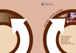Anti-Poverty and Social Inclusion Strategy for Northern Ireland