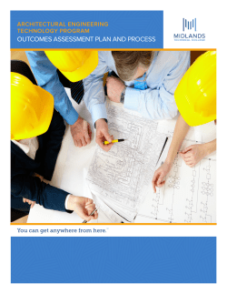 outcomes assessment plan and process