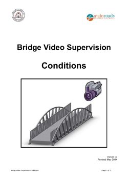 Bridge Video Supervision Conditions