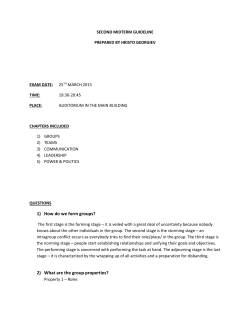 OTB SECOND MIDTERM GUIDELINE