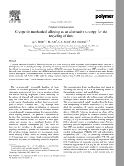 Cryogenic mechanical alloying as an alternative strategy for the