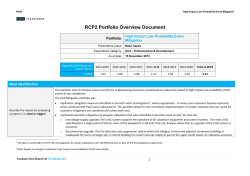 High Impact Low Probability Event Mitigation