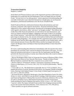 Transaction Simplicity - International Insolvency Institute