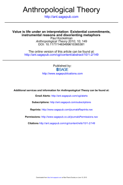 Anthropological Theory