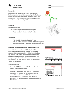 Curve Ball - TI Education