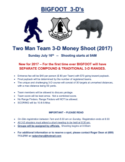 2 Man 3-D Shoot - Black Knight Bowbenders